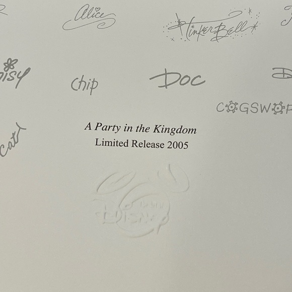 A Party in the Kingdom, Disney lithograph - Picture 5 of 5